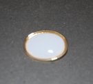 Brosch Förgylld platta 44x34mm