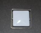 Brosch förslivrad platta 31x31mm