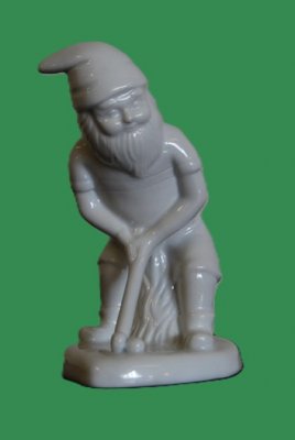 Tomte spelar golf