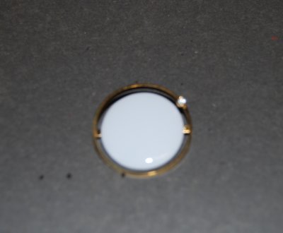 Brosch Förgylld platta 32mm
