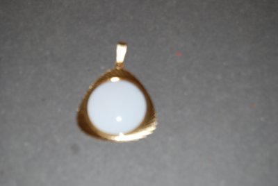 Medaljong Guldfärg platta 20mm